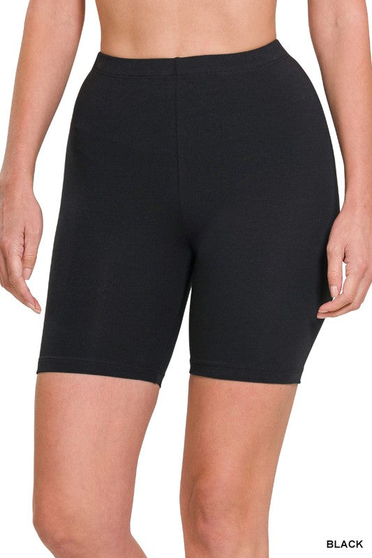 Natalee Premium Cotton Biker Shorts