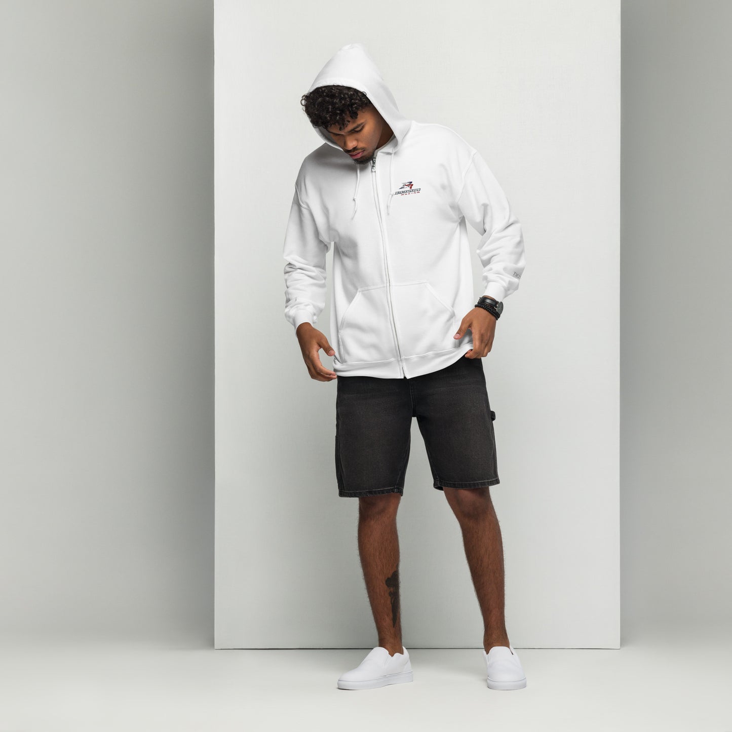 Boosted Racing Zip Hoodie (Embroidered)