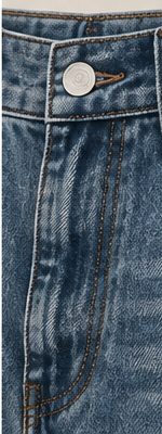 Vintage Wash Barrel Leg Denim Jeans