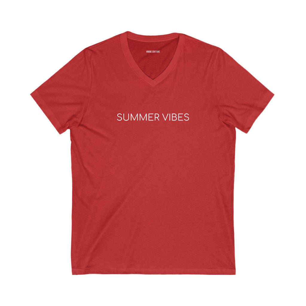 Summer Vibes V-Neck Tee