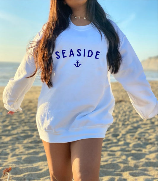 Seaside with Anchor Sweatshirt