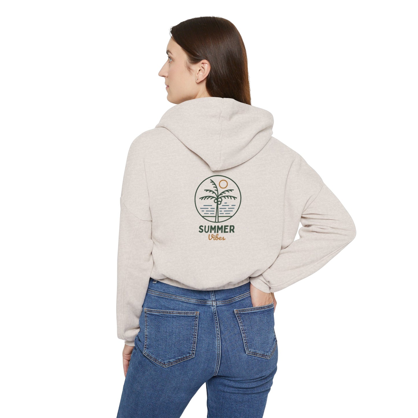 Summer Vibes Cinched Hoodie