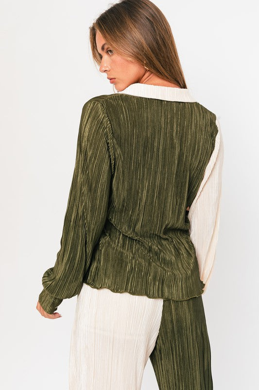 Replacing You Collared Top
