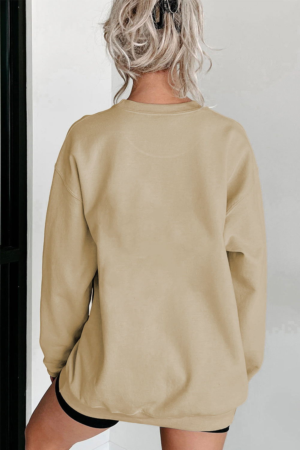 Thankful Embroidered Pullover Sweatshirt