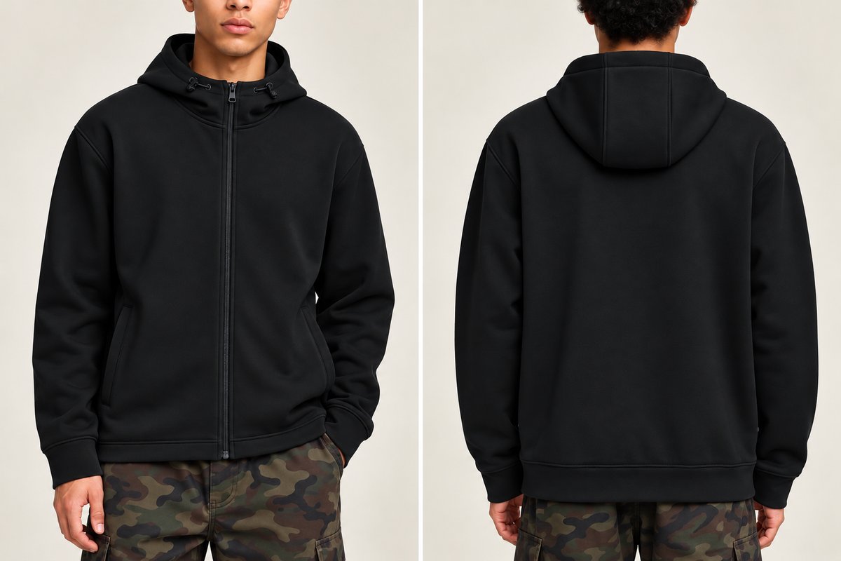 Retro Fit Full Zip Hoodie