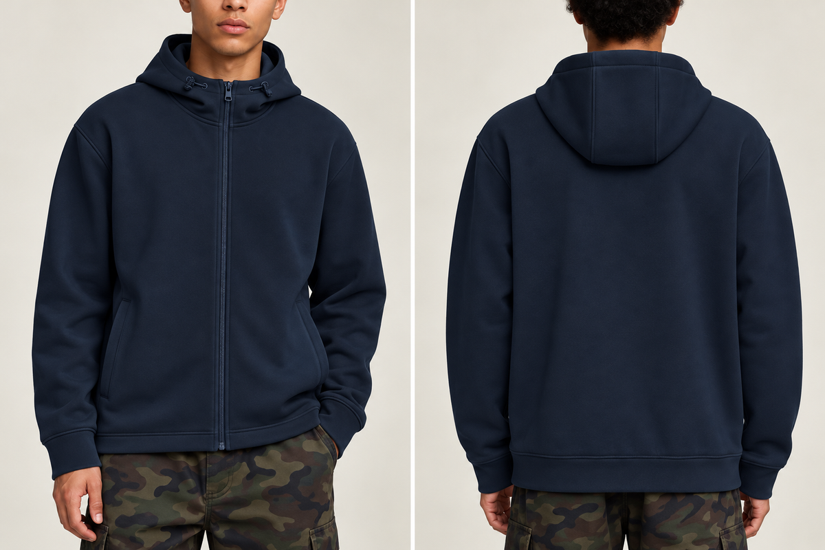 Retro Fit Full Zip Hoodie