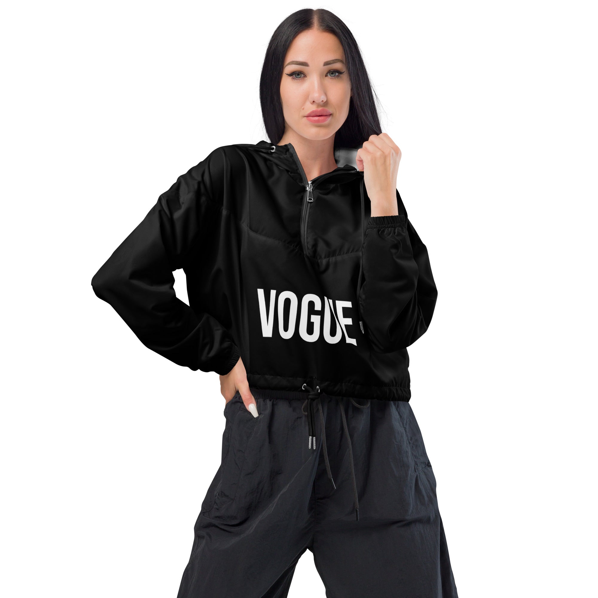 Vogue Couture Cropped Windbreaker