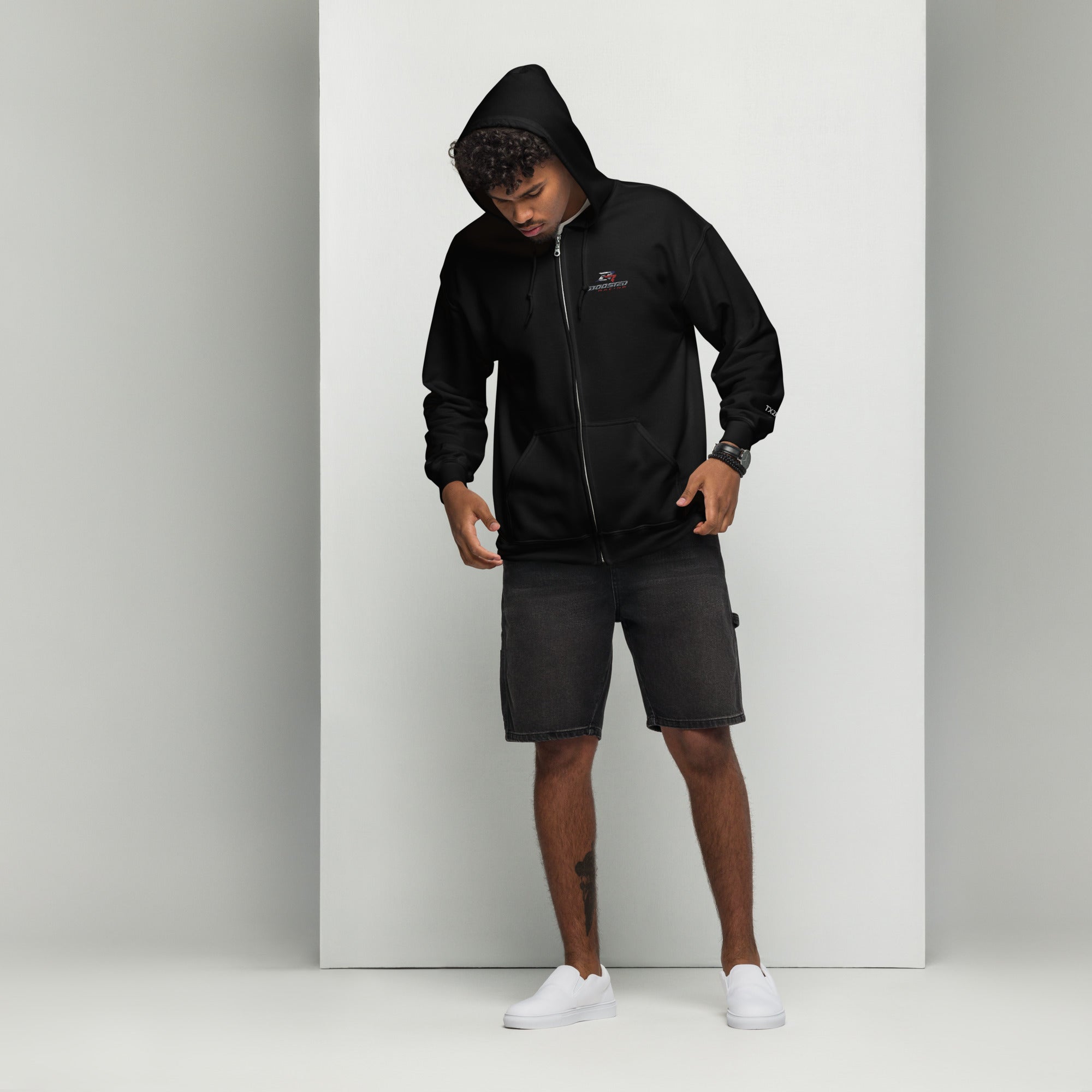 Boosted Racing Zip Hoodie (Embroidered)
