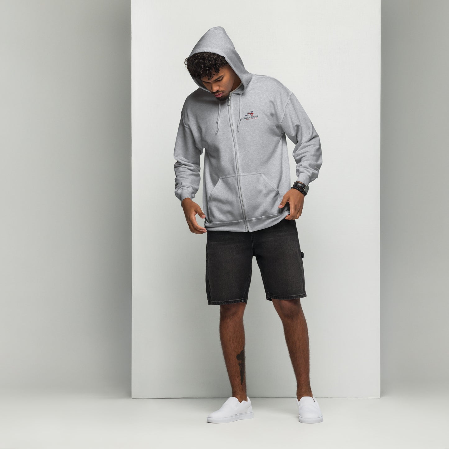 Boosted Racing Zip Hoodie (Embroidered)