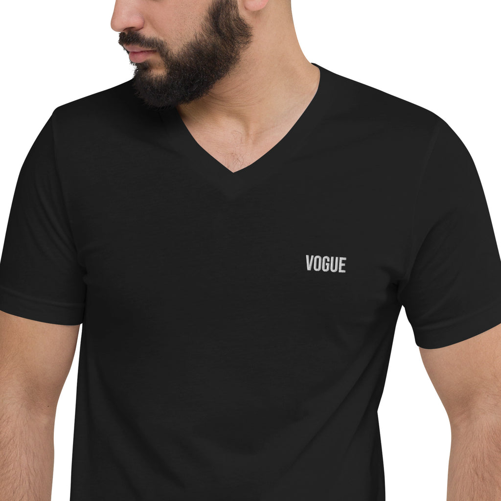 Basic V-Neck By Vogue C. (Embroidered)